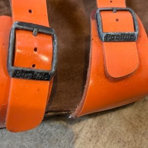 Papillio resoled shoes.